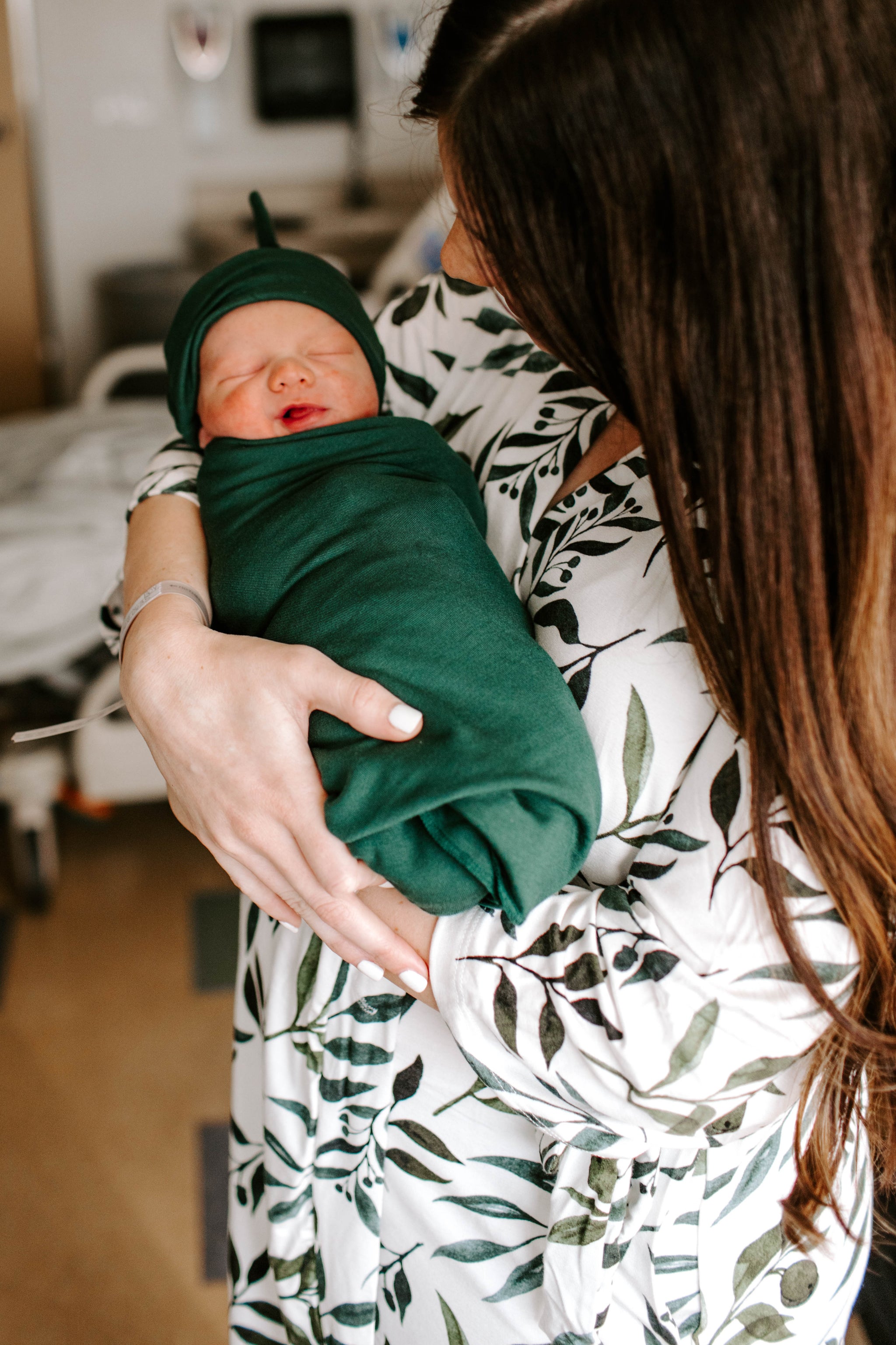 Hunter Swaddle Blanket and Hat Set Milkmaid Goods