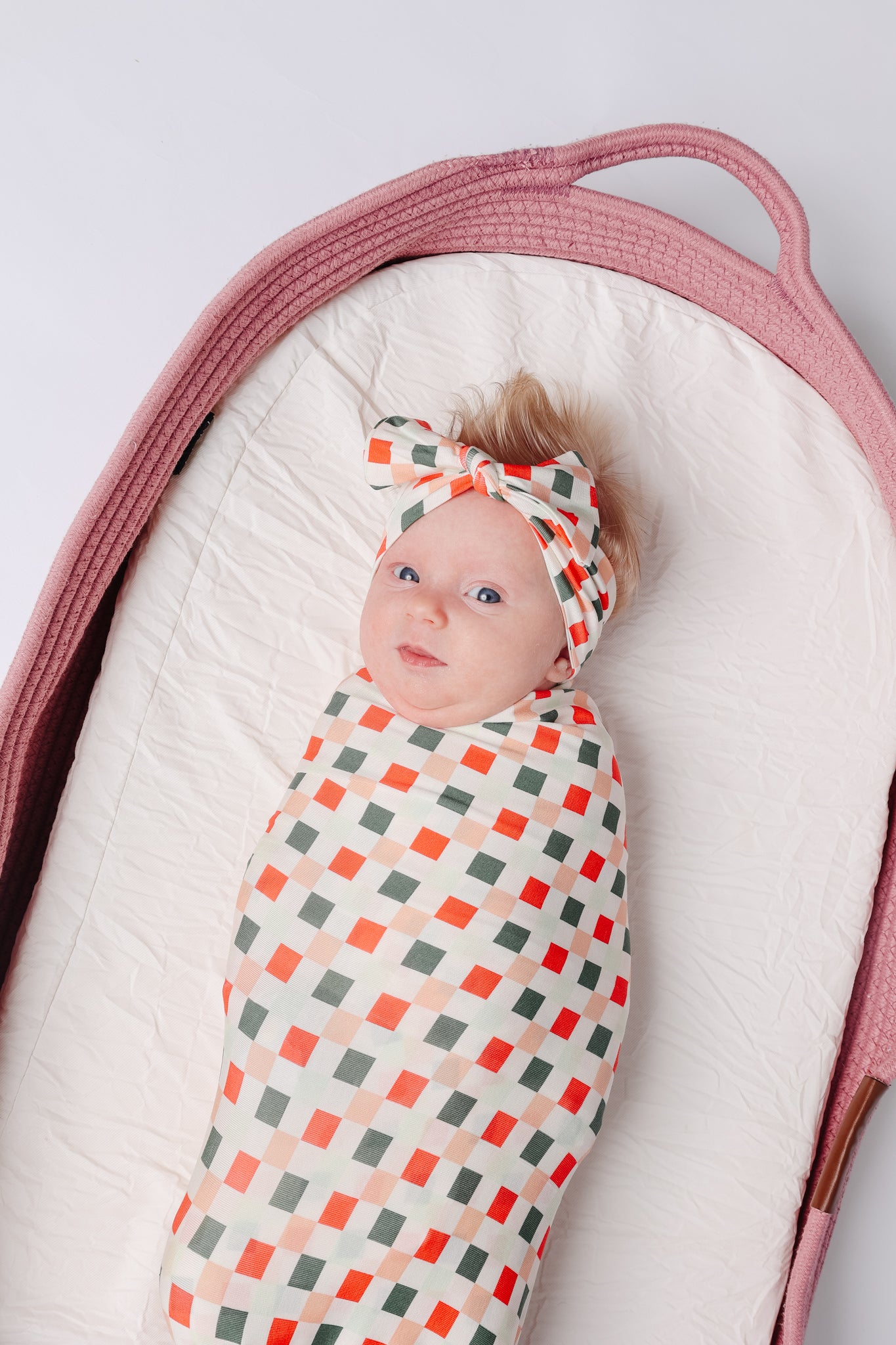 Cheer Swaddle Blanket & Headband Set