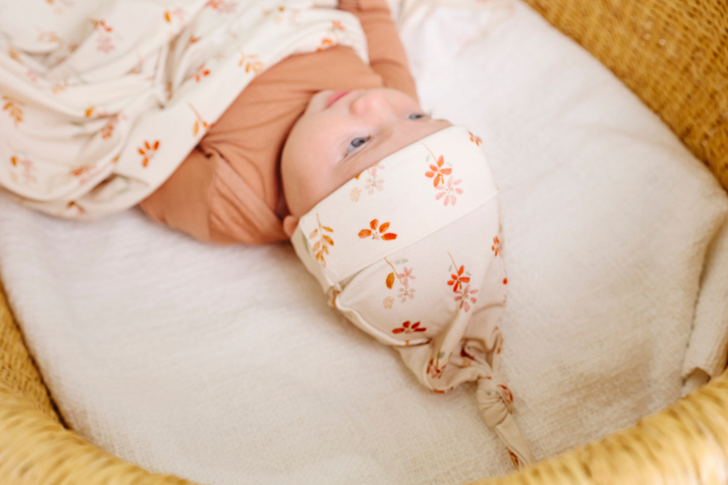 Hazel Swaddle and Hat Set