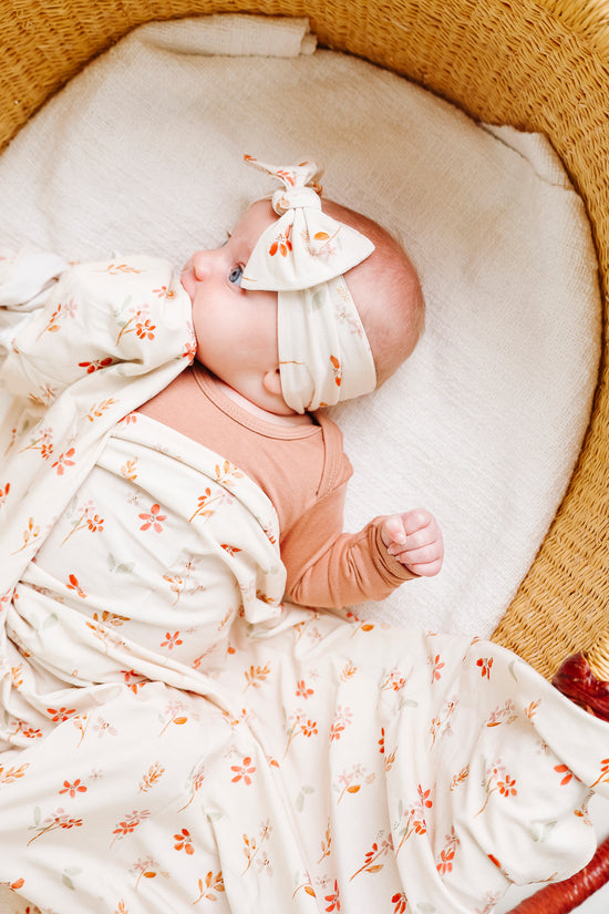 Hazel Swaddle Blanket & Headband Set