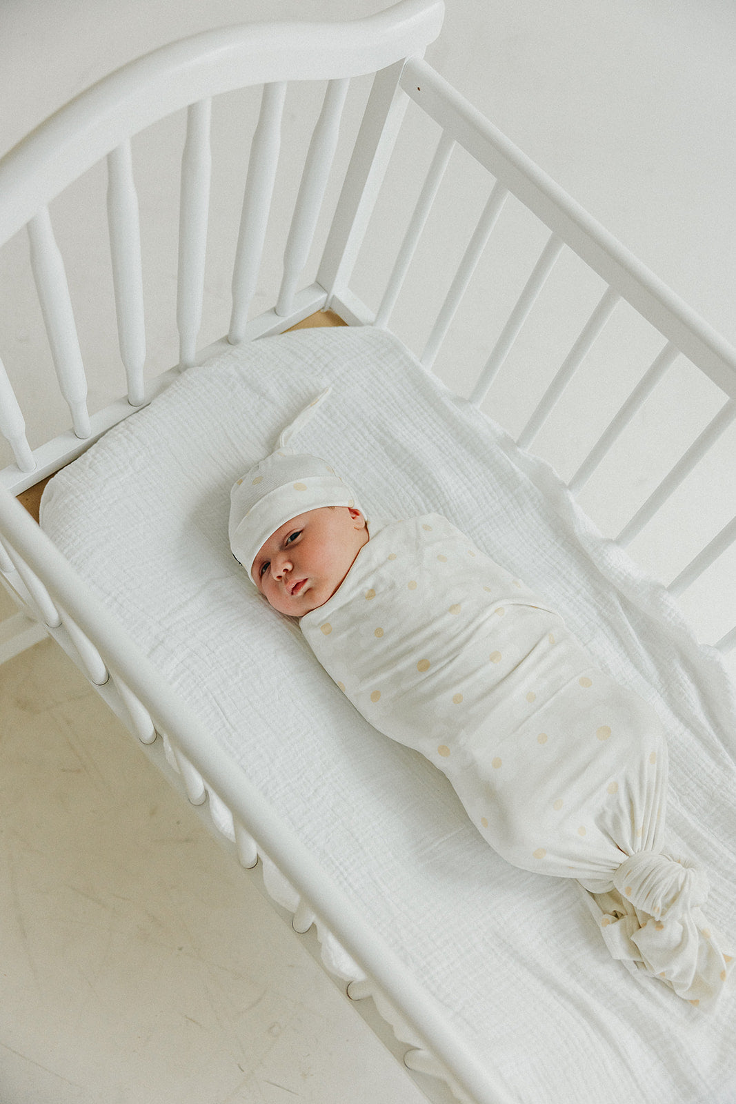 Delilah Swaddle and Hat Set