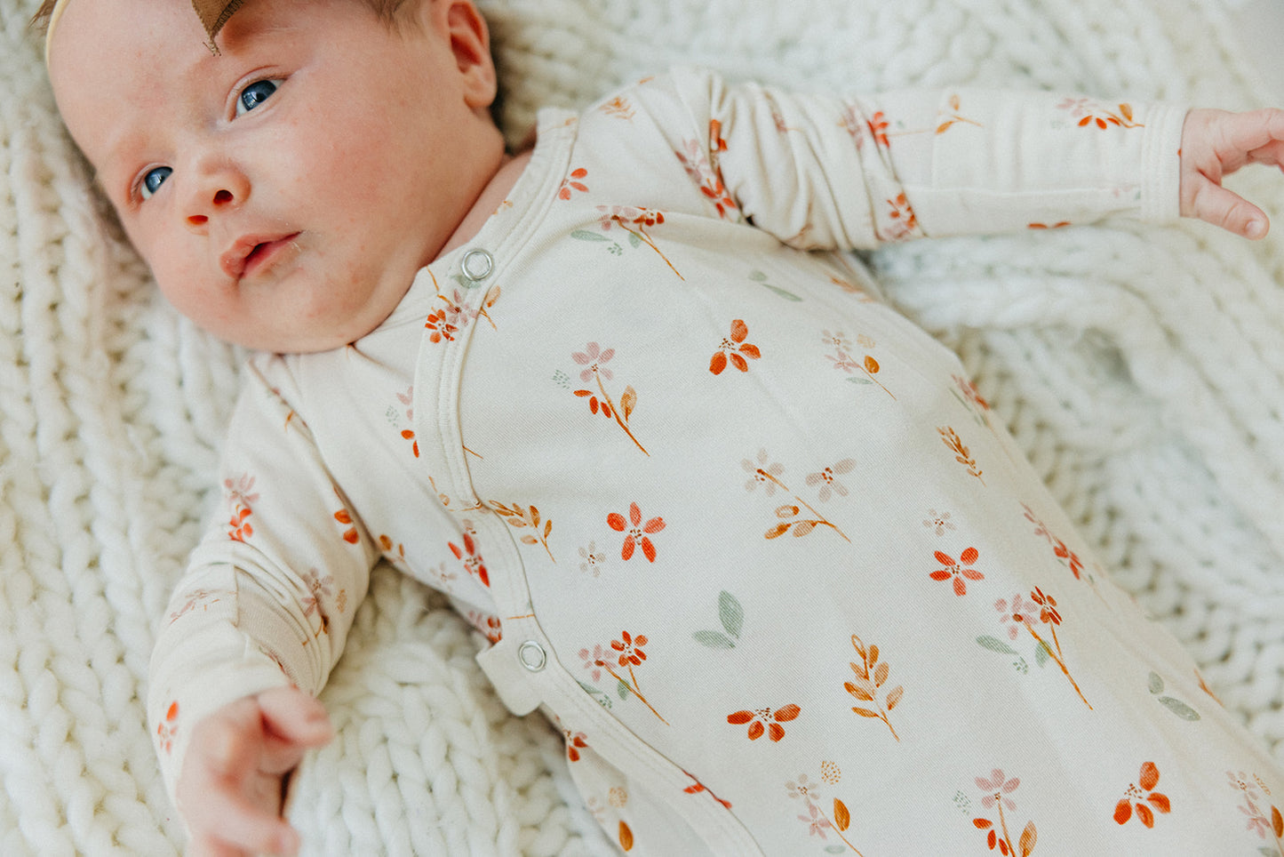 Kimono Knotted Gown in Hazel