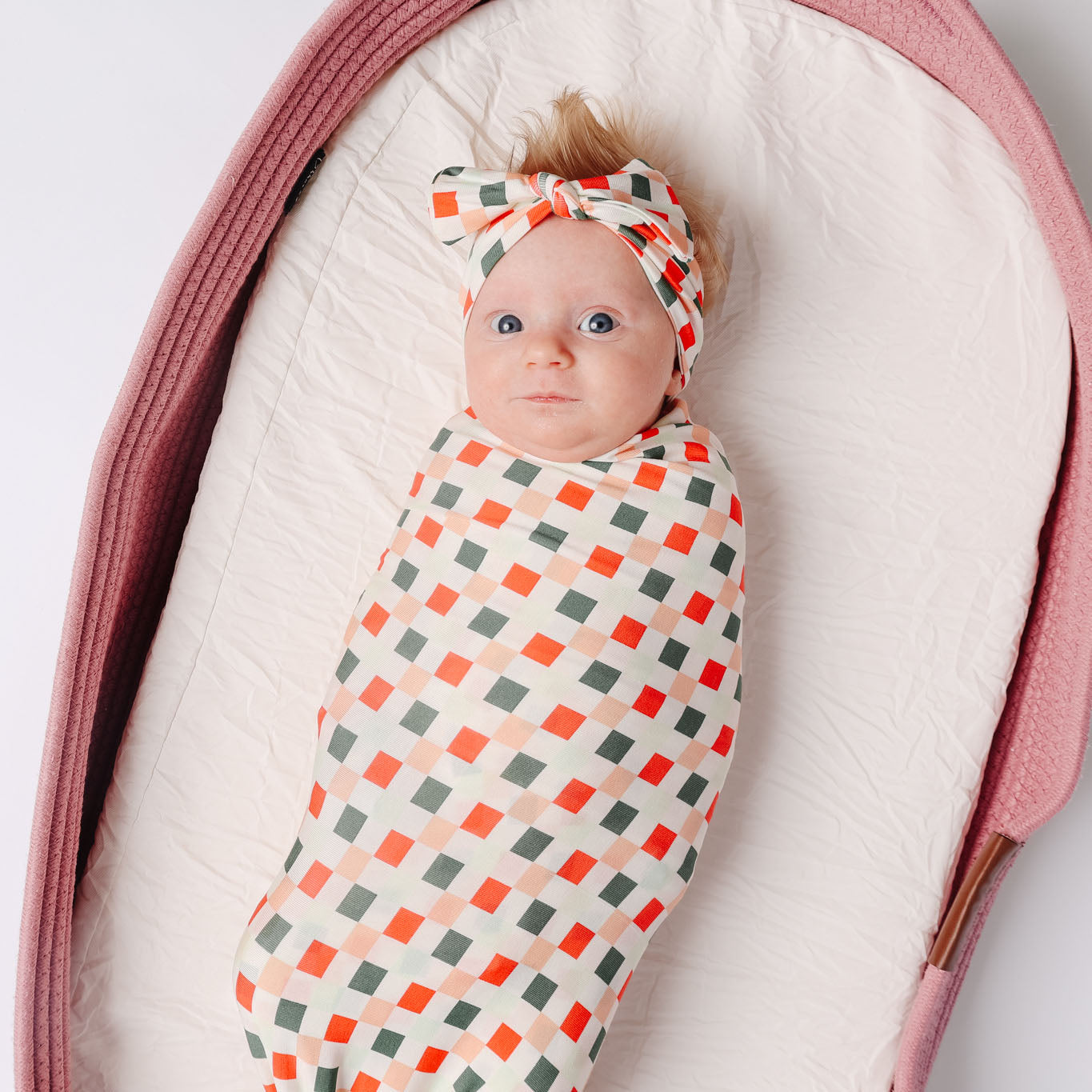 Cheer Swaddle Blanket & Headband Set