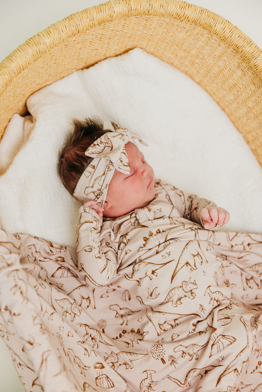 Henry Swaddle Blanket & Headband Set