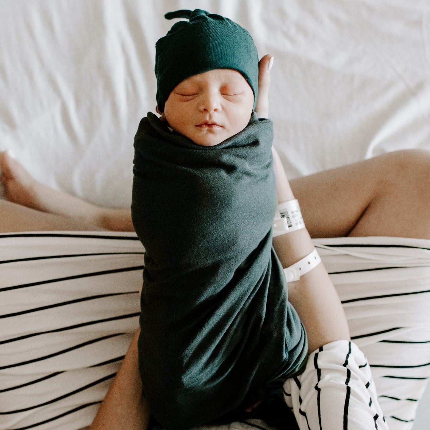 Hunter Swaddle Blanket and Hat Set – Milkmaid Goods