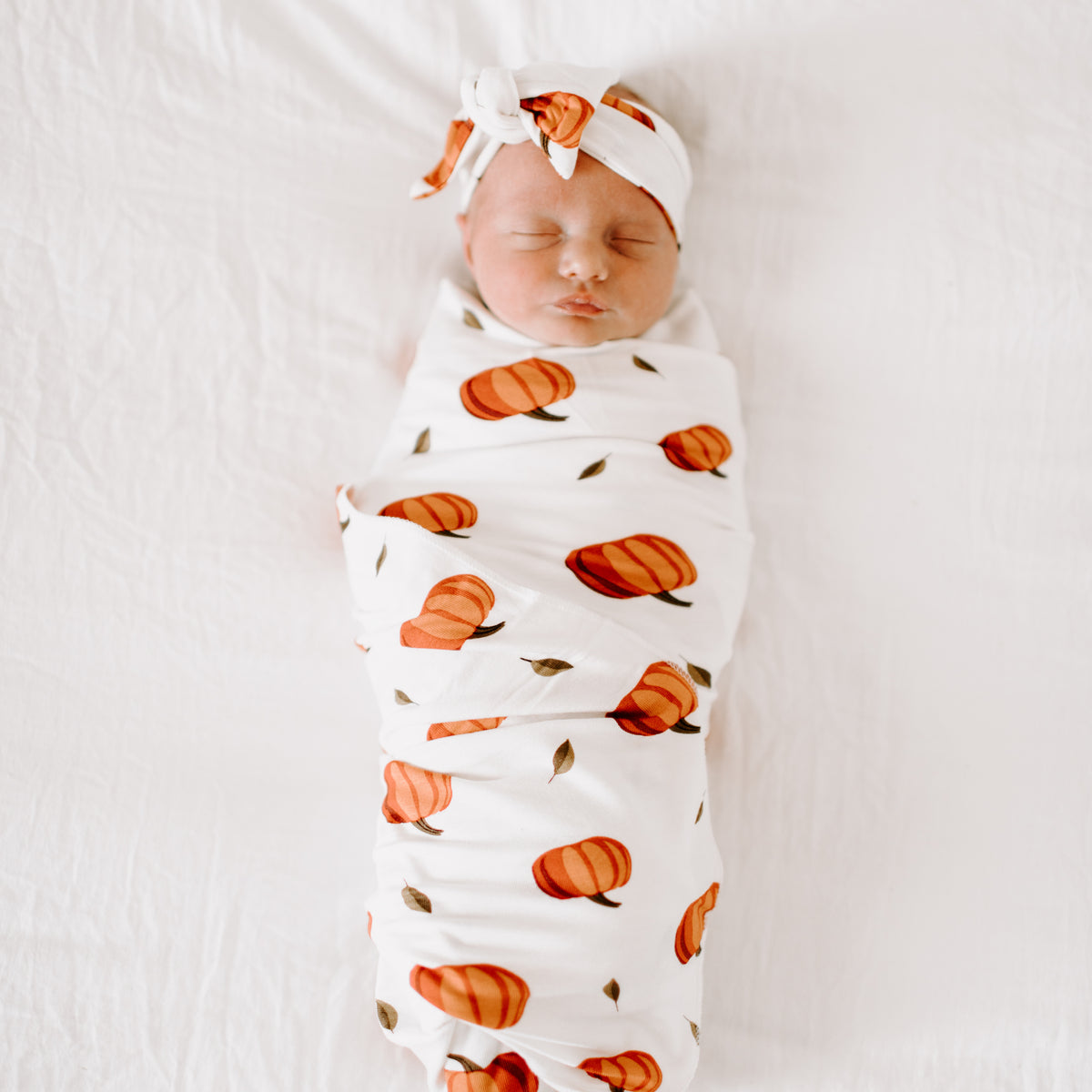 Cheery Blooms Swaddle & Headband Set Milkmaid Goods