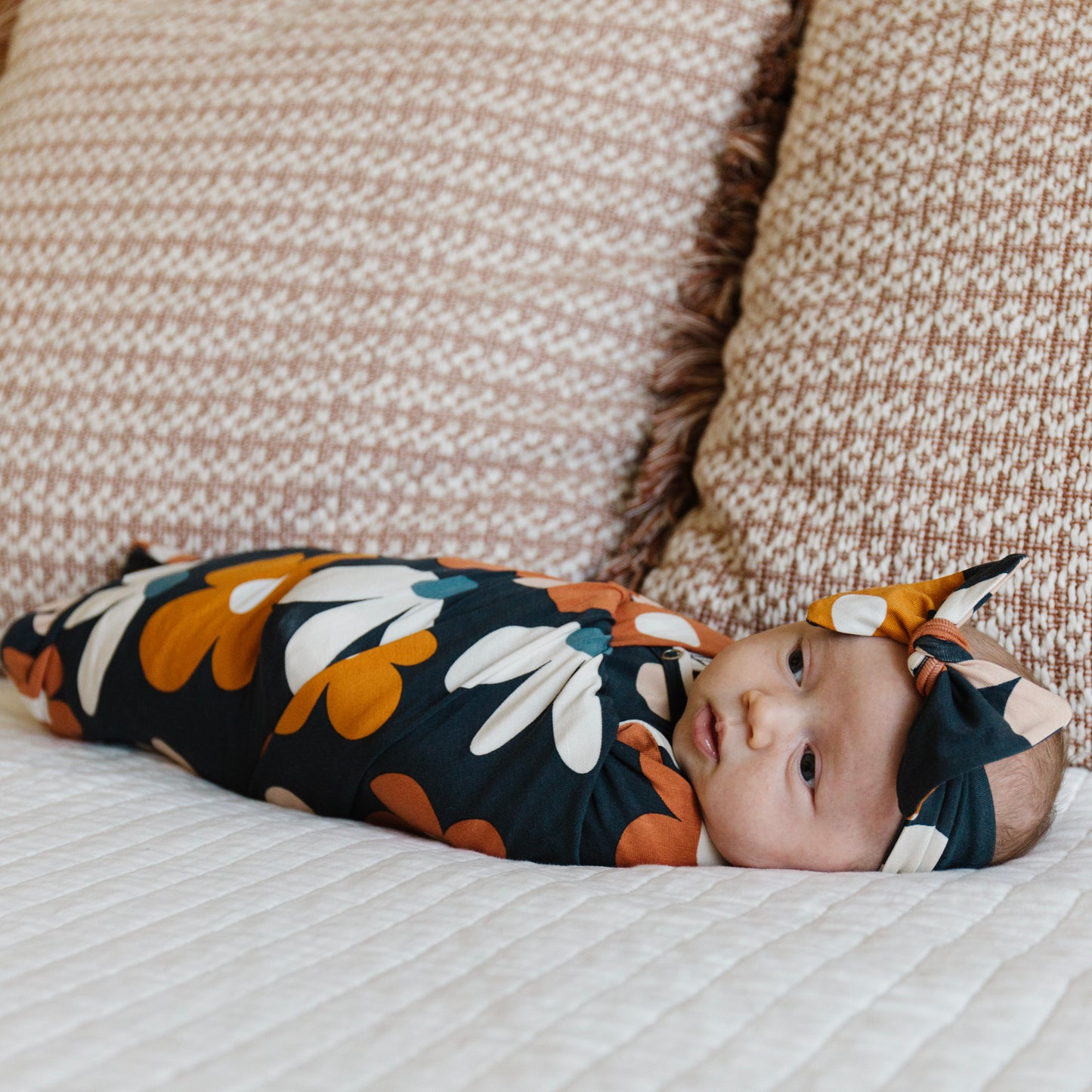 Junie Swaddle Blanket & Headband Set